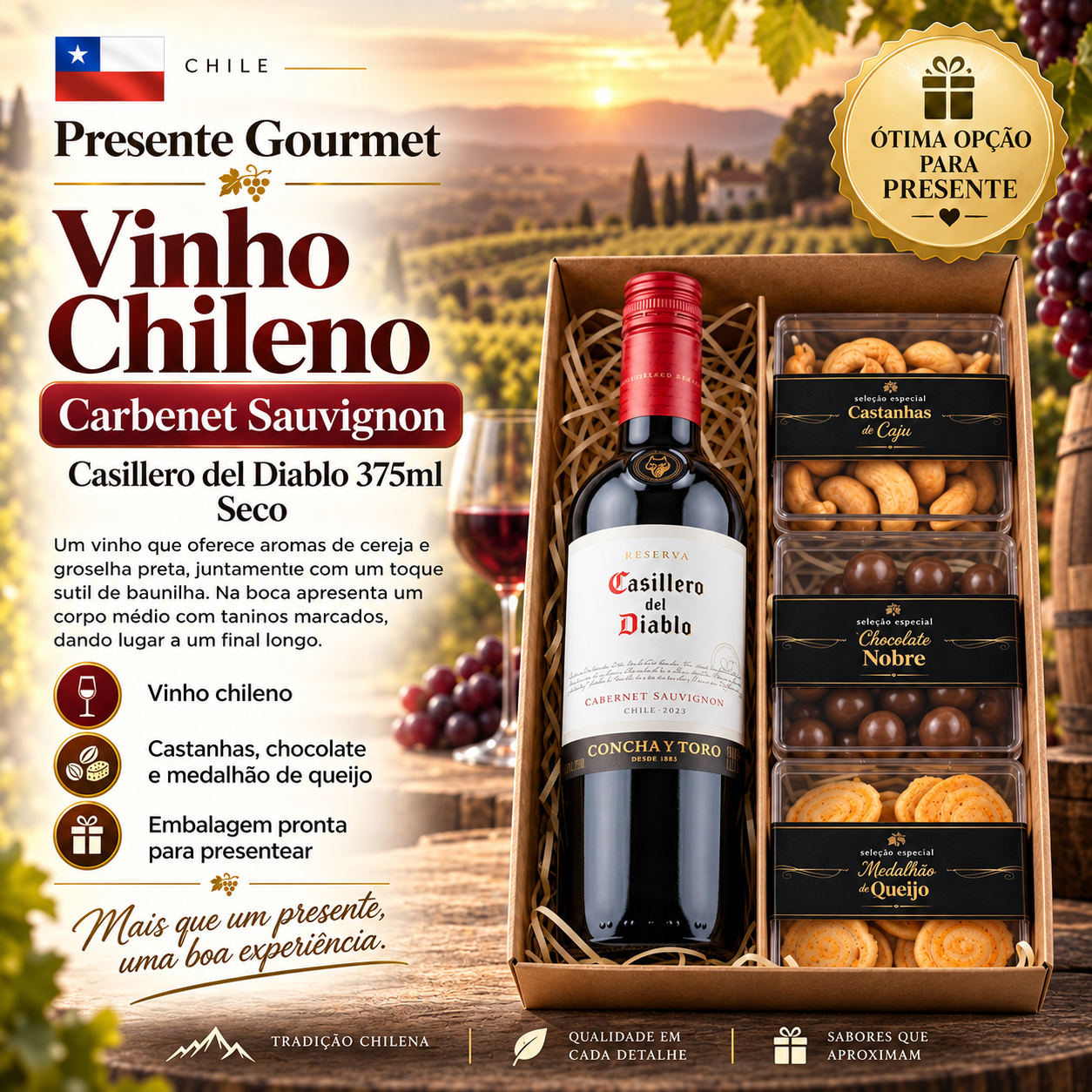 Vinho Casillero del Diablo - Caberne Sauvignon